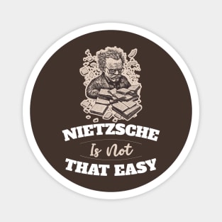 Nietzche Funny Philosophy gift - Greek quote for philosophers Magnet